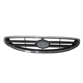 Решетка радиатора хром-черная 3/5дв тагаз Hyundai Accent + ТАГАЗ