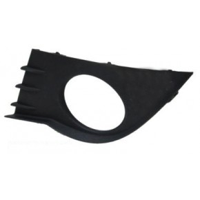 Решетка в передний бампер левая с отверстием под птф Renault Clio - 3 поколение