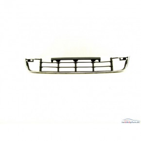 Решетка в передний бампер центр хром fabia Skoda Fabia - 2 поколение Mk2 / Roomster