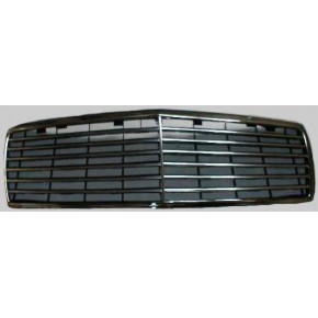 Решетка радиатора в сборе с рамк, 13 молдинг хром - черн Mercedes W140 седан