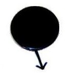 Заглушка буксировчного крюка в передний бампер Toyota Prius