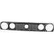 Решетка радиатора 4 отверстия golf Volkswagen Golf 2 Jetta
