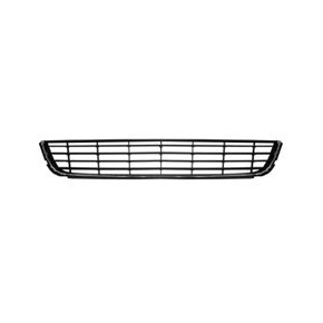 Решетка в передний бампер центр черная Volkswagen Golf 6
