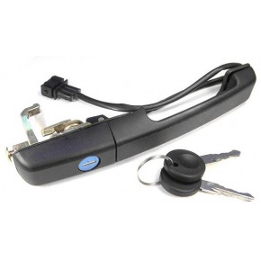 Ручка передней левой двери с центральным замком с ключом Volkswagen Passat B3