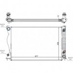 Радиатор охлаждения at 2.4/2.8fsi/3.0/3.0tfsi/3.0fsi/3.2fsi Audi A6 C6