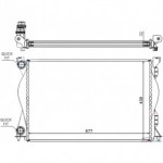 Радиатор охлаждения 2,0 tdi/2,0 tfsi mt +ac Audi A6 C6