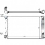 Радиатор охлаждения 2,0 tdi/2,0 tfsi at +ac Audi A6 C6