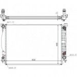 Радиатор охлаждения at 3.0/3.2 fsi Audi A4 B6