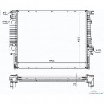 Радиатор охлаждения 320/323/325/328 +ac mt BMW E36