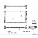 Радиатор охлаждения mt/at 1.6d/1.8d/1.8/2.0d/2.3d/2.5d/3.0d/3.5/3.5d BMW E87