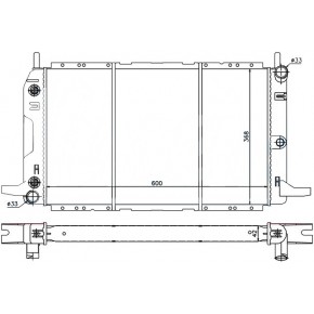 Радиатор охлаждения двигателя акпп 2.0/2.3/2.4/2.9 Ford Scorpio