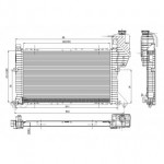 Радиатор охлаждения двигателя 210/310/410(75kw) 212/312/412(90kw) Mercedes Sprinter