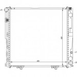 Радиатор охлаждения двигателя е200/220 Mercedes W124  E124