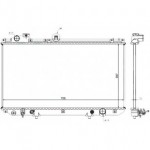 Радиатор охлаждения двигателя aкпп/mкпп 3.0 Lexus GS300 / 430