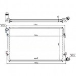Радиатор охлаждения 1.9 tdi Audi A3 8P