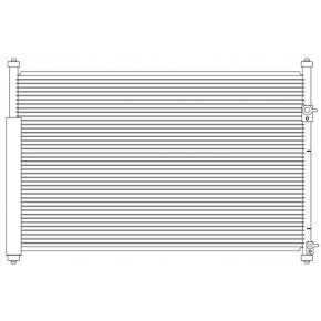 Радиатор кондиционера Suzuki Grand Vitara