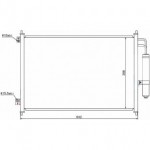 Радиатор кондиционера Nissan X-TRAIL - 2 поколение