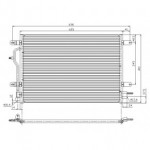 Радиатор кондиционера 1,6/1,8 turbo/1,8 tfsi/1,9 tdi/2,0 fsi/2,0 tfsi/2,4/2,5 tdi/3,0/3,2 fsi Audi A4 B6