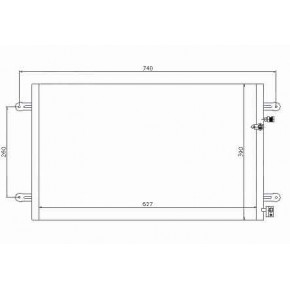 Радиатор кондиционера Audi A6 C6