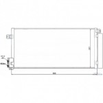 Радиатор кондиционера дизель Opel Corsa D