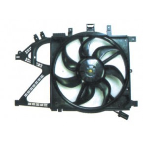 Диффузор радиатора охлаждения двигателя 1,0/1,2/1,6 +ас 3/5дв Opel Corsa C