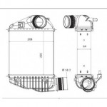 Интеркулер 2.0tdi/2.0tfsi Audi A6 C6