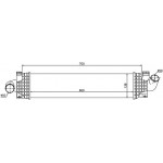 Интеркулер 1.6tdci/1.8tdci/2.0tdci 03 - Ford Focus C-MAX
