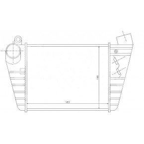 Интеркулер Volkswagen Golf 4