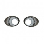 Комплект молдингов птф в передний бампер хром л+п Renault Megane - 3 поколение