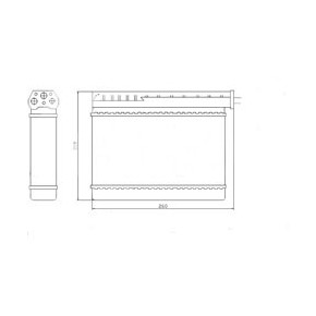 Радиатор печки под кондиционер 140 x 242 x 42 BMW E36