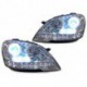 Тюнинг - комплект линзованных фар с led (светодиоды) Mercedes W164