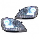 Тюнинг - комплект линзованных фар с led (светодиоды) Mercedes W164