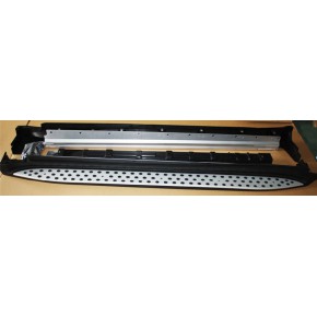 Порог - подножка л+п (комплект) oem style алюминий Mercedes W164