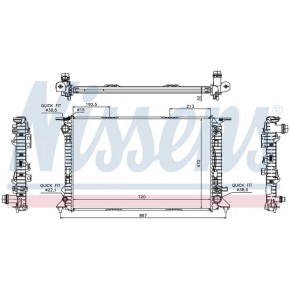 Радиатор охлаждения Audi A4 B8