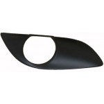 Решетка в передний бампер правая с отверстием под птф Toyota Yaris - 2 поколение