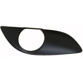 Решетка в передний бампер правая с отверстием под птф Toyota Yaris - 2 поколение