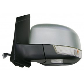 Зеркало левое электрическое с подогревом с поворотником с автоскладыванием (асферическое) грунт Ford Focus - 2 поколение