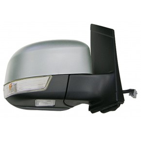 Зеркало правое электрическое с подогревом с поворотником с автоскладыванием (асферическое) грунт Ford Focus - 2 поколение