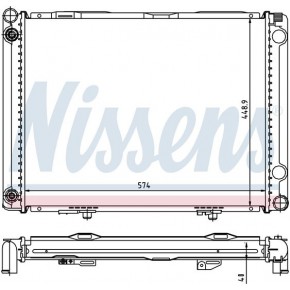 Радиатор охлаждения Mercedes W201
