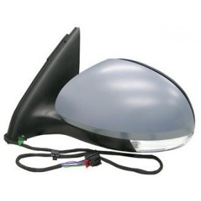 Зеркало левое электрическое с подогревом (выпуклое) Volkswagen Tiguan