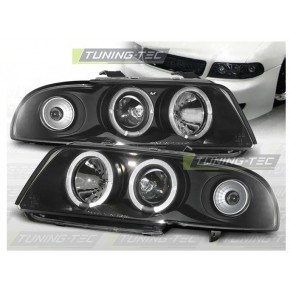 Тюнинг - комплект линзованных фар ангельские глазки Audi A4 B5