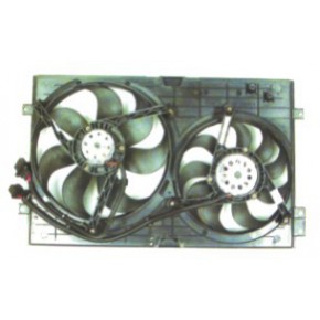 Крыльчатка радиатора охлаждения двигателя с мотором 220/60w Volkswagen Bora