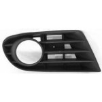 Решетка в передний бампер левая с отверстием под птф Volkswagen Golf 5 PLUS