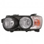 Фара левая под корректор чёрная Chevrolet Aveo T300