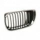Решётка радиатора левая хром чёрная BMW E46 седан / универсал