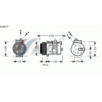 Компрессор кондиционера Mercedes W202
