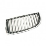 Решётка радиатора левая хром BMW E90 седан / E91 универсал
