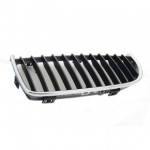 Решётка радиатора левая хром чёрная BMW E90 седан / E91 универсал