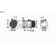 Компрессор кондиционера Mercedes W202