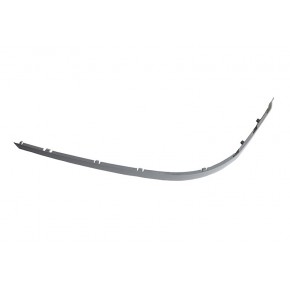 Молдинг переднего бампера левый верхний тонкий под хром грунт BMW E39